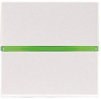 Выключатель кнопочный с подсветкой без рамки ABB Niessen Zenit 1-кл. 2 мод. N2204.5 BL белый картинка